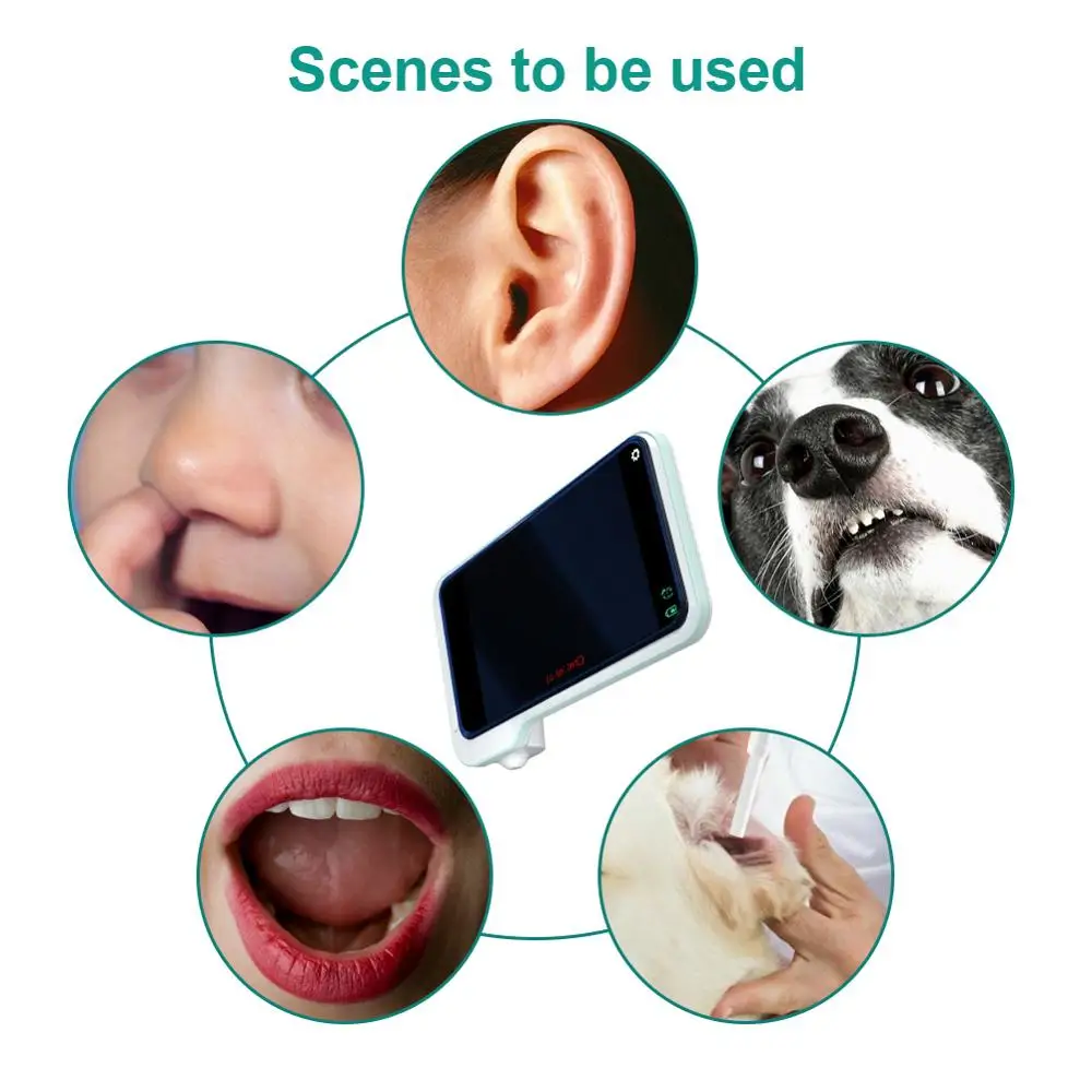Цифровая камера эндоскоп 3 9 мм сенсорный экран 5 Мп Otoscope HD дюймов Ушная ложка мини