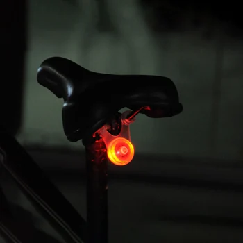 

BRELONG mountain bike LED safety warning tail light line tube lamp seat spoke light silicone lamp riding equipment accessories