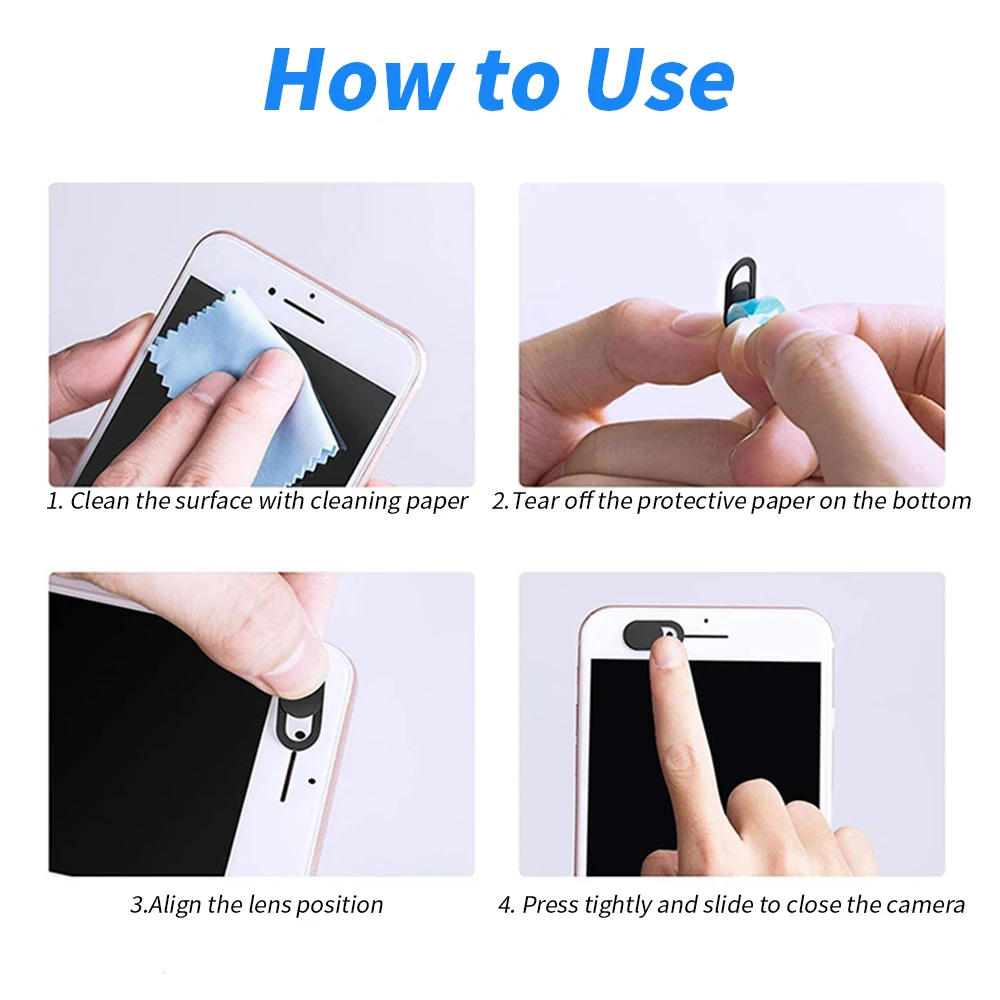 camera lens for android phone FONKEN Laptop Webcam Cover Slider Privacy Mobile Phone Camera Cover Lens Protect Sticker For iPad Tablet Webcam shutter Case mobile phone camera lens