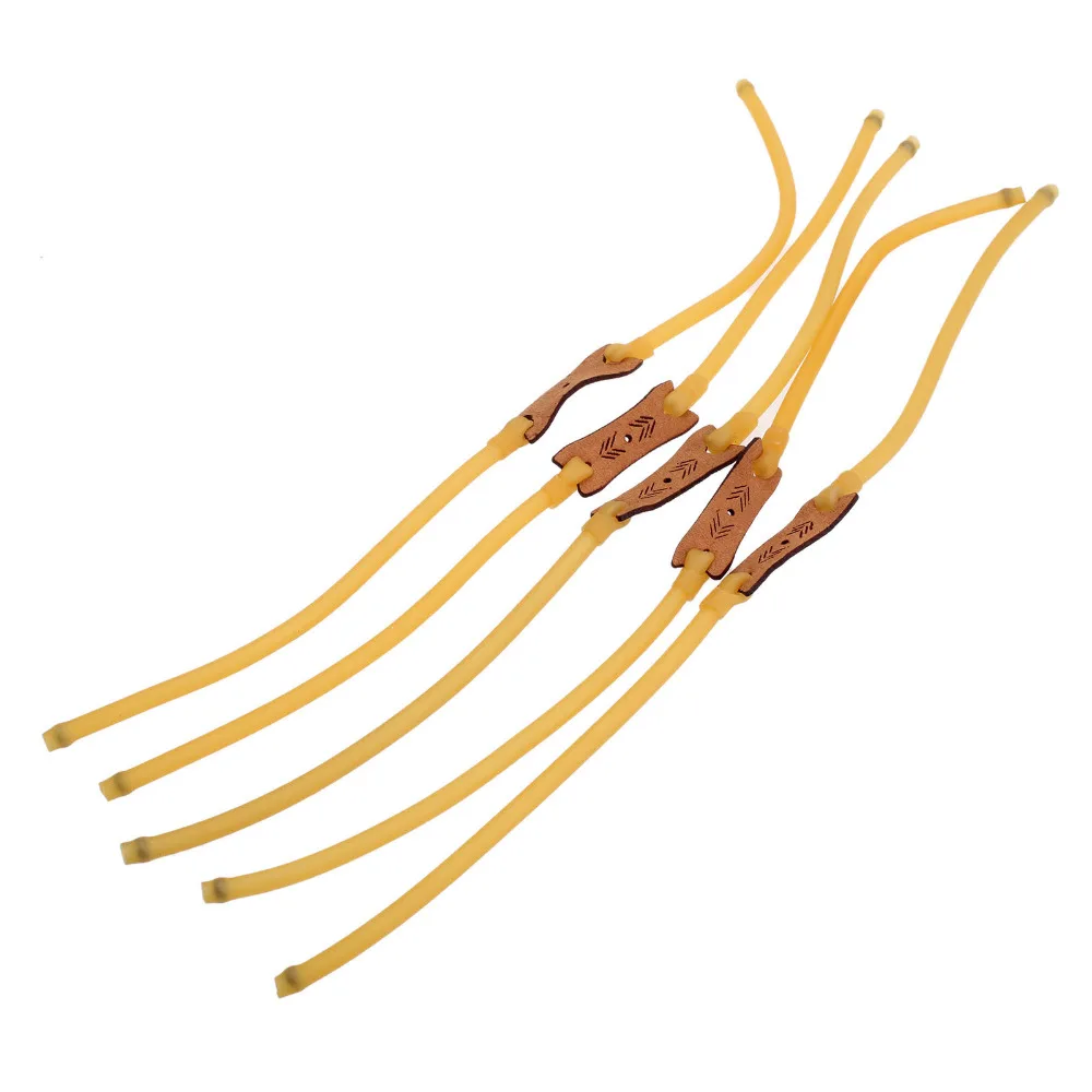 5pcs Slingshots Rubber Bands Elastic Rubber Bungee Band With 70mmx30mm