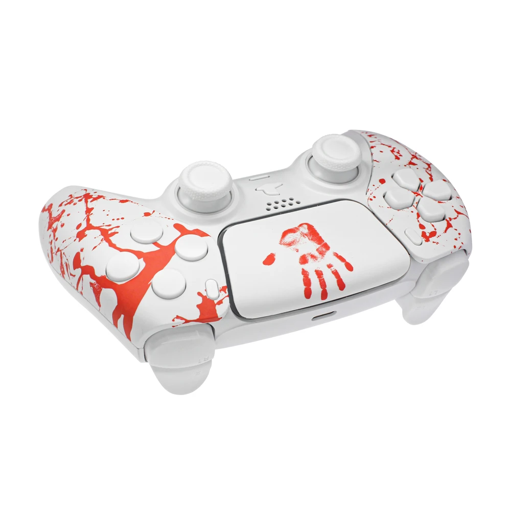 Customized ABS Spider Front Back Faceplate Rear Shell Housing for PS5 BDM010 for Playstation 5 Game Controller Shells Kit