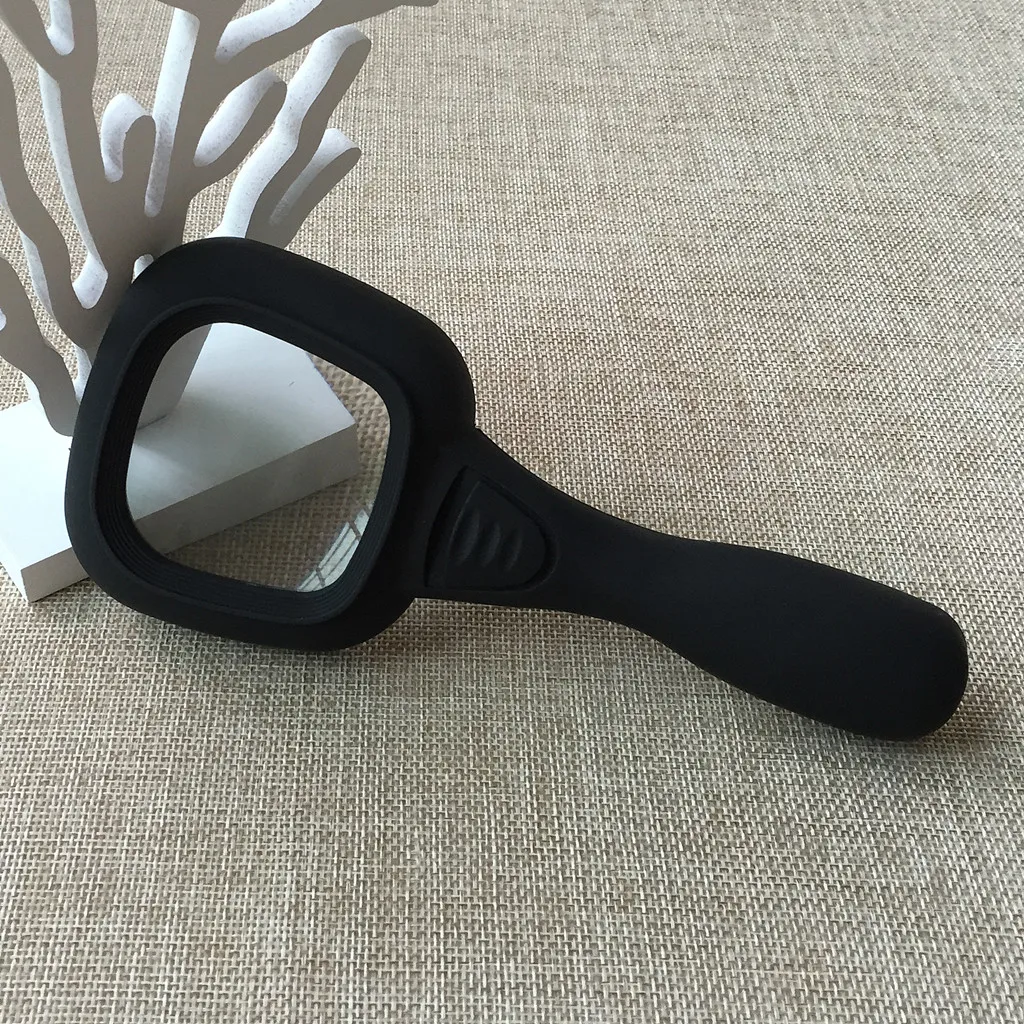 

55mm With 6 LED Lights Loupe Jewelry Read Pocket Fresnel Lens 4X Magnifying glasses Currency UV Detector Hand Magnifier