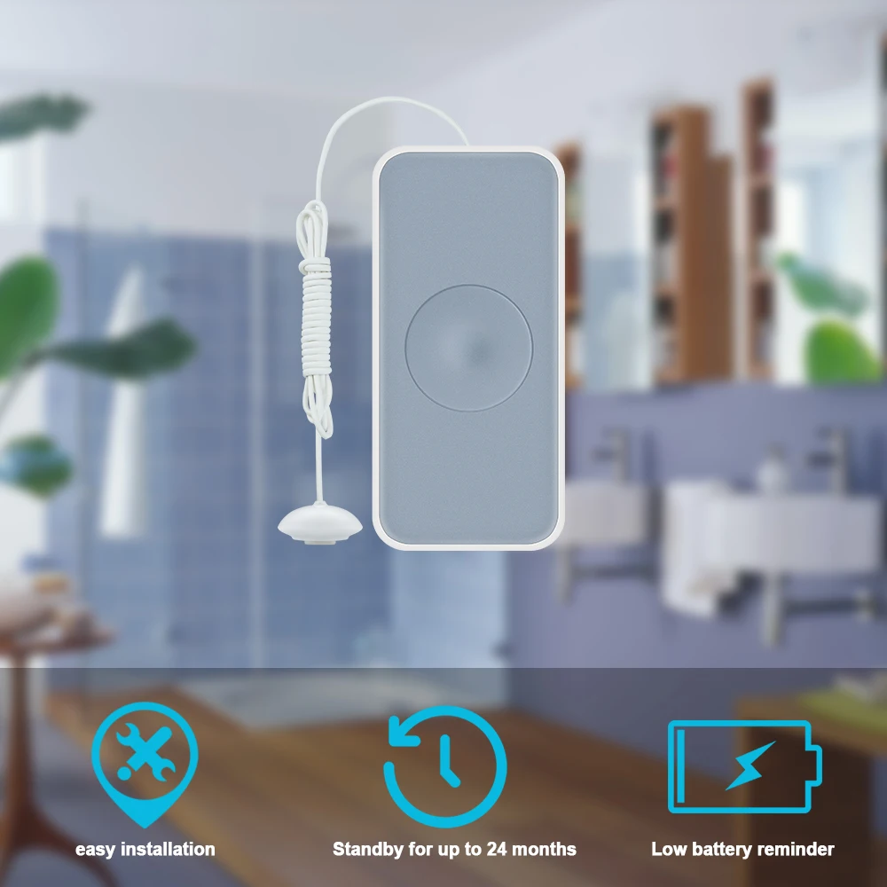 Умный датчик утечки воды HEIMAN Zigbee детектор перелива для системы умного дома zigbee