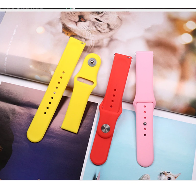 20 мм 22 мм силиконовый браслет для Xiaomi Huami Amazfit GTR 47 мм 42 мм ремешок для часов для Amazfit Stratos 2 2 S/для Amazfit Bip Youth