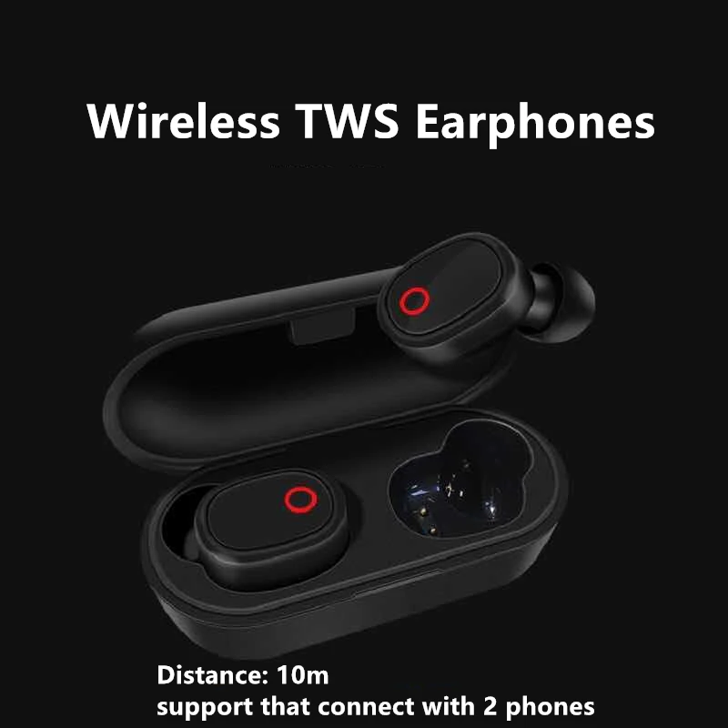 A7 TWS беспроводная Bluetooth гарнитура стерео Handfree Спортивные Bluetooth наушники с зарядной коробкой для iphone Android PK X2T i9s/i7s
