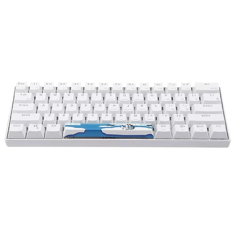 PBT Space Keycaps механическая клавиатура DIY Keycap(6.25U Space Keycap)-Пингвин Айсберг