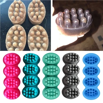 

1 Pc Massage Bar Silicone Molds 4 Cavities 4.5oz Soap Mold For DIY Soap Making Chocolate Making Candle Making Polymer Clay