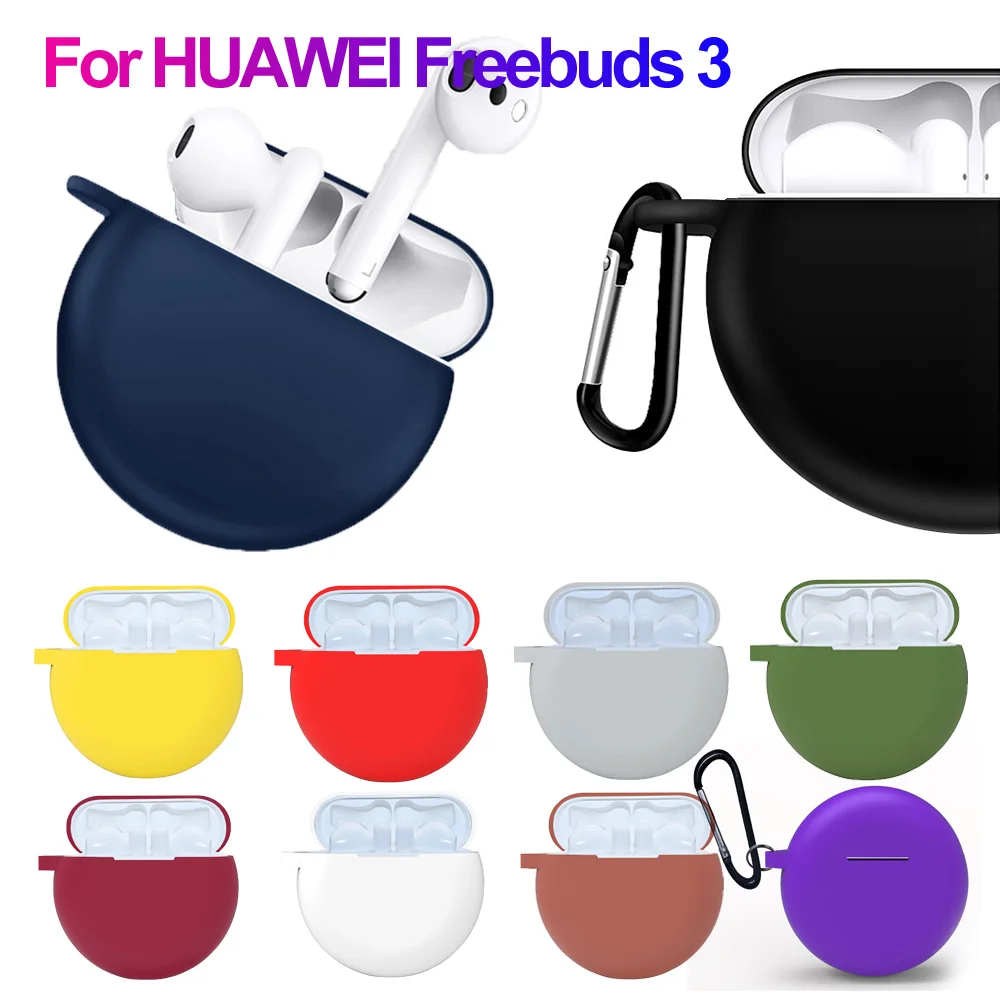 Чехол для беспроводного зарядного устройства чехол наушников Huawei Freebuds 3