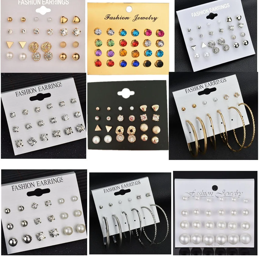 Bohemian Gold Snake Butterfly Drop Earrings Set For Women Pearl Acrylic Dangle 2021 Trend of Jewelry | Украшения и аксессуары