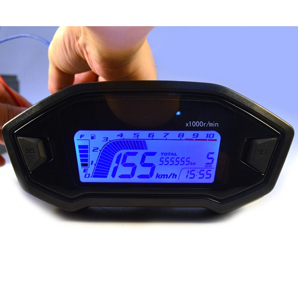 Motorbike Replacement Multifunctional RPM Instrument with Color Backlit