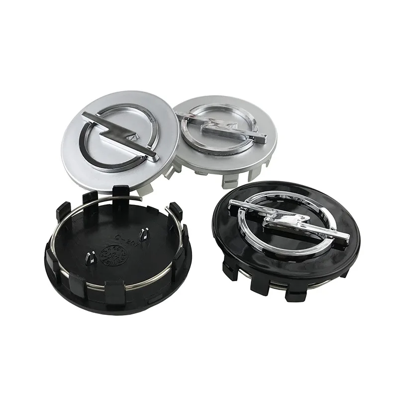 

Manufacturers Opel Wheel Hub Cover Standard Opel 58 Size Silver Black And White with Pattern Wheel Center Cover Car Logo Wheel H