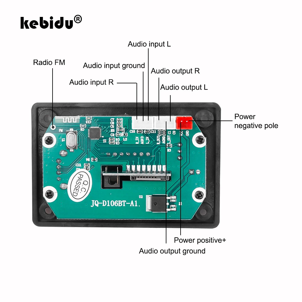 плата декодера mp3 bluetooth аудио модуль. Bluetooth5.