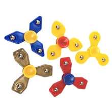 Color Random! Finger Fidget Spinner Fidget Plastic EDC Hand For Autism and ADHD Anxiety Stress Relief Focus Toys Gift