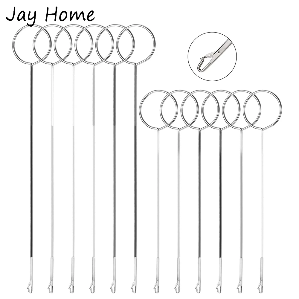 

Петля для шитья, токарный крючок с защелкой, петля из нержавеющей стали, 2 размера, петля, токарный инструмент для тканевых полосок, аксессуары
