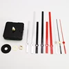 Quartz Wall Clock Movement Mechanism with Hands Battery Operated DIY Repair Tool Parts Replacement Kit Black/Red/Silver 4