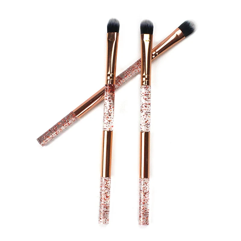 Makeup Brushes Three-section Eye Shadow Brush Nylon Bristles Plastic Handle Eyeshadow Brush Make Up Brushes