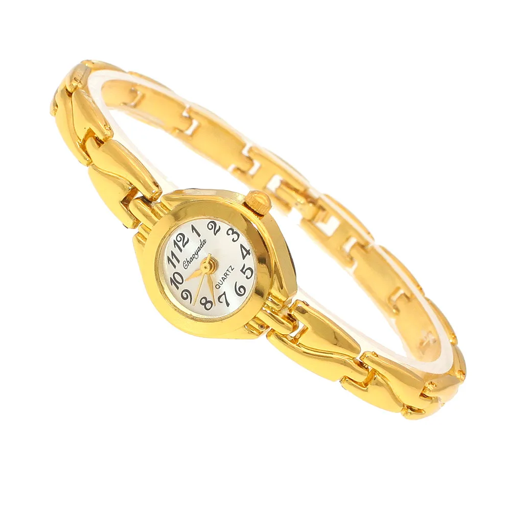 New Women Bracelet Watch Mujer Golden Relojes Small Dial Quartz Watch Popular Wristwatch Hour Female Ladies Elegant Watches - 4