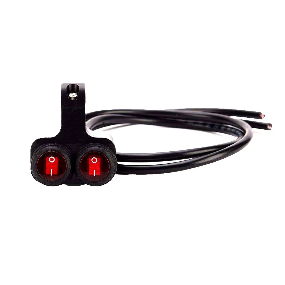 Iztoss 12v 16A мотоциклетные CNC алюминиевый сплав ВКЛ-ВЫКЛ Кулисные Переключатели 7/" 22-23 мм руль переключатель фар наборы