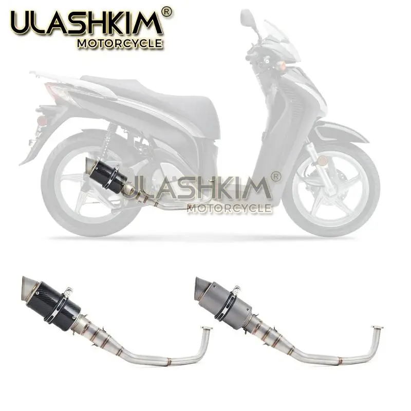 SH150 SH 125 150I мотоцикл выхлопной Mascape полный Системы слипоны средняя Соединительная труба глушитель выхлопных газов для Honda SH125 SH150i SH125i