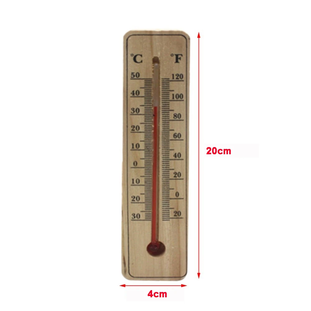 Деревянные зерна висящий вертикальный офисный гараж Крытый термометр измеритель температуры Монитор датчик Фаренгейта и Цельсия весы