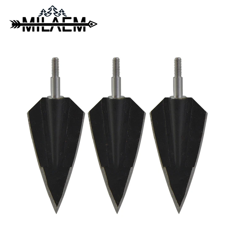 

6 Pcs Archery Bladeheads Points Tips 150 Grain Blade Arrowheads Durable Use Arrow Heads For Shooting Hunting