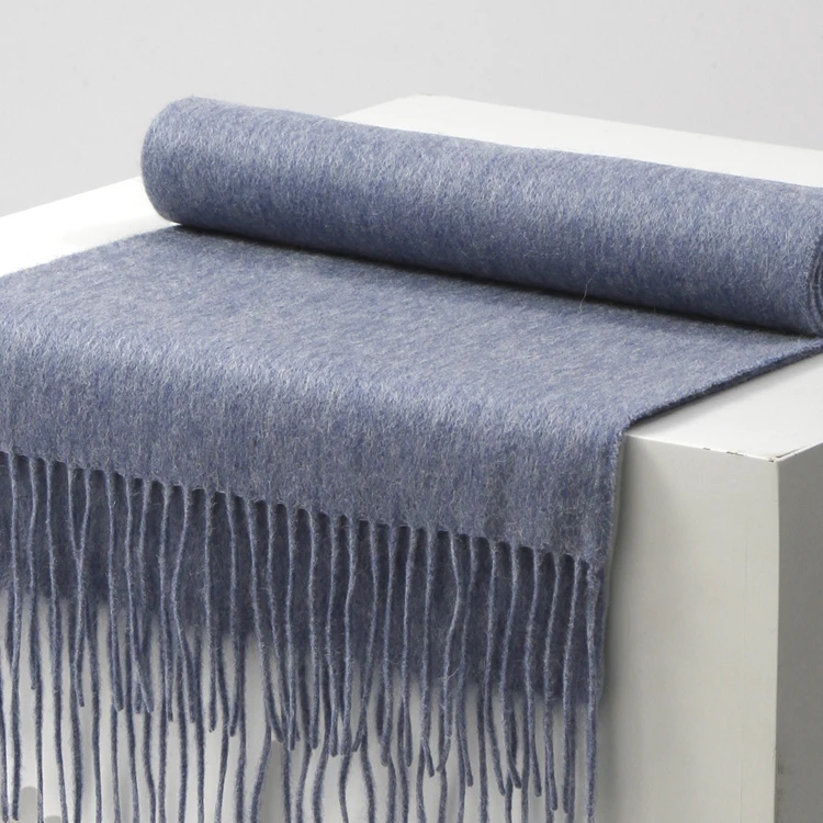 H50562edbf0854b80ba8361e18e4a1da6U Winter Pure Long Cashmere Scarf Women Luxury Brand Real Cashmere Scarf Warm Thick Soft Solid Shawl Ladies Wrap Mallzona