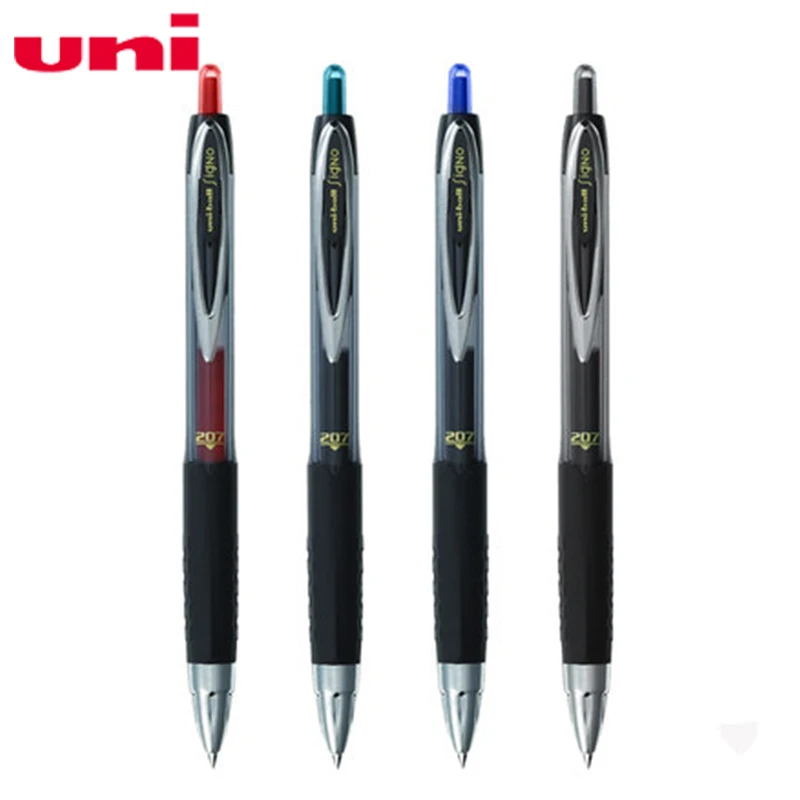 20 Black Pen Uni-Ball Signo UMN-207 Medium 0.7mm Gel Rollerball 