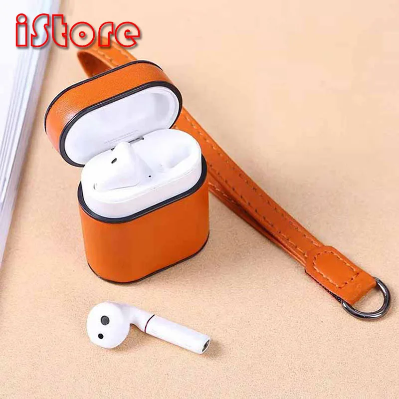 

For Honor flypods Pro Wireless Bluetooth Headset Charging Cover Protective Pack Pu leather material For Huawei freebuds 2 pro