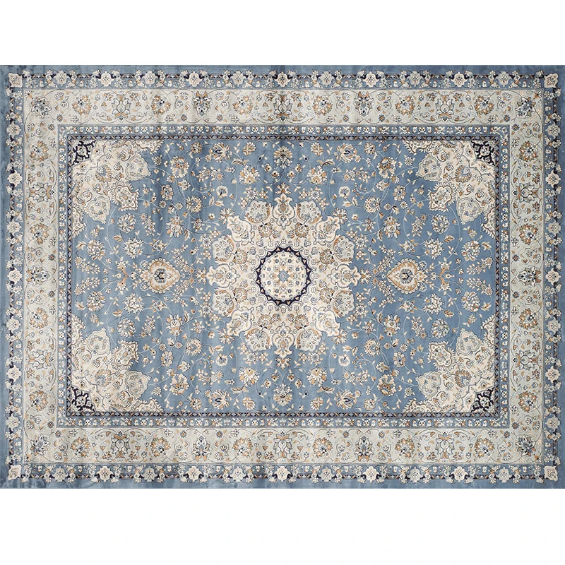 Moroccan Living Room Carpet Home Vintage Rugs for Bedroom American Carpets Sofa Coffee Table Rug Study Ethnic Floor Mat