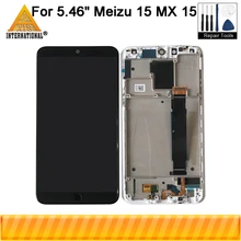 Axisinternational для 5,4" Meizu 15 MX 15 M881 Snapdragon 660 Super AMOLED ЖК-дисплей+ сенсорная панель дигитайзер с рамкой