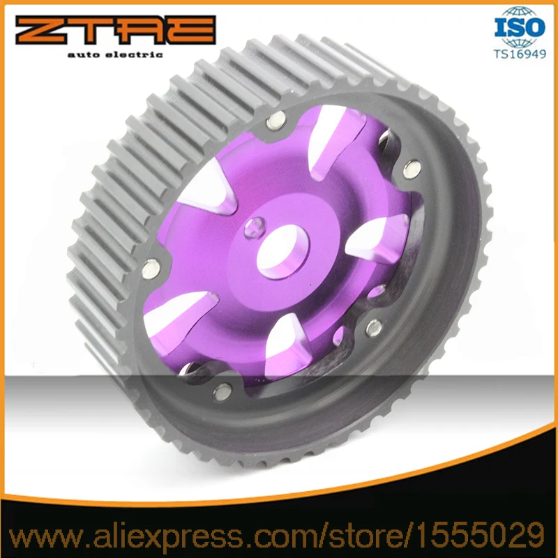 For 3S-Gte Engine Motor Racing Cam Shaft Gear Sprocket Wheel Aluminum Purple