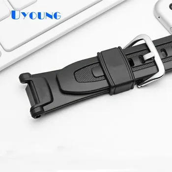 

Silicone watch band for CASIO PRG-240/PRG-40 waterproof black Watch band replace rubber watch strap watch accessories sports