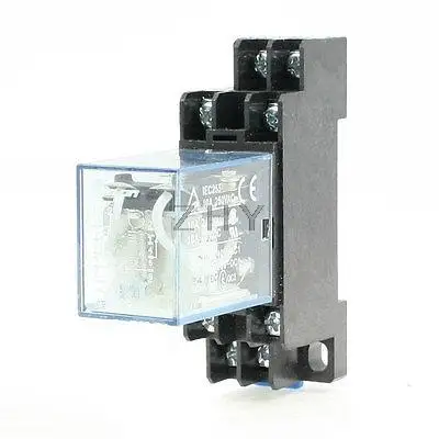 

LY2J 24V DC Coil General Purpose Power Relay 8Pin 10A 240VAC/28VDC w Socket