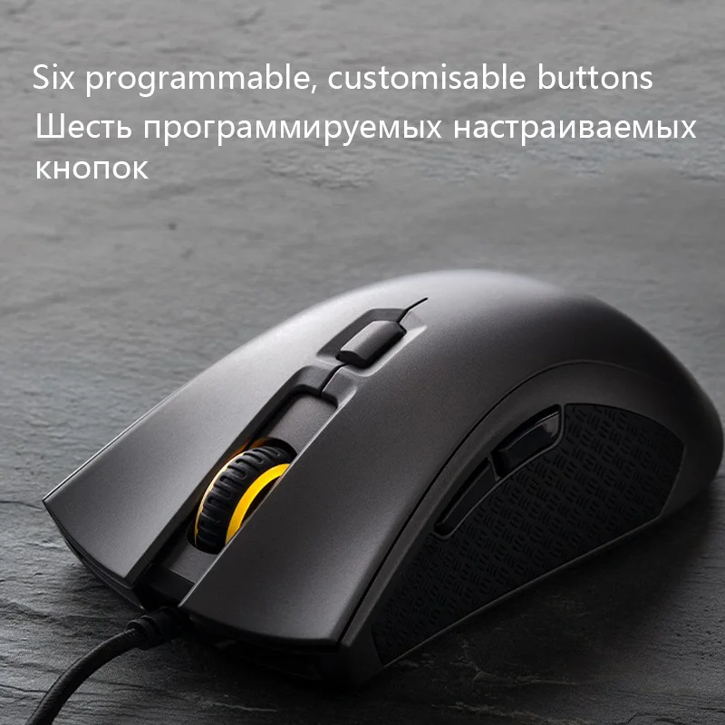 Профессиональная игровая мышь kingston HyperX Pulsefire FPS Pulsefire Surge RGB и Pulsefire Core Pixart с родным dpi