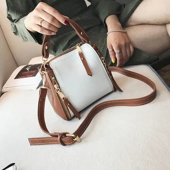 

New Simple Women's Bucket Bag Shoulder Messenger Bag Mini Bag