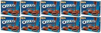 

OREO MILK CHOC biscotto cacao con ripieno alla vaniglia ricoperto di cioccolato a latte 246 gr. - [Pack 10]