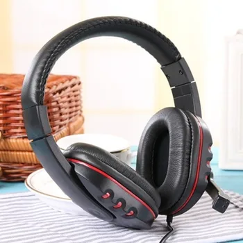 

High Quality 3.5mm Gaming Headset Deep Bass Headphones On Ear Earphone With Microphone For PS4 New Xbox One PC Smart Phone