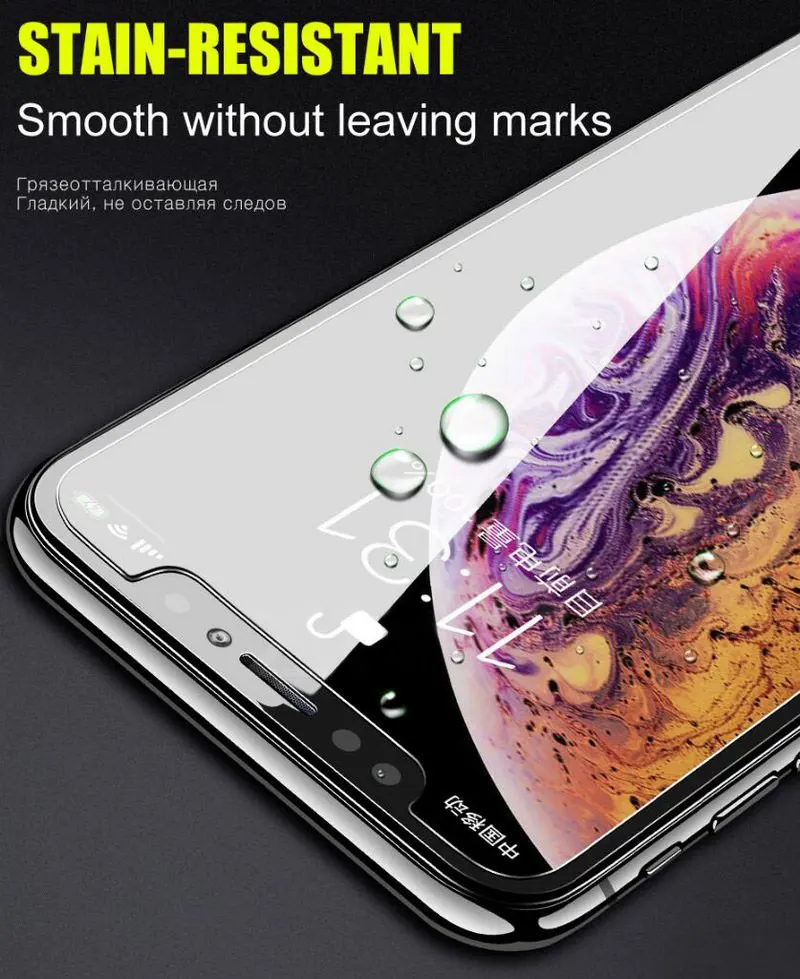 1 шт 9H закаленное стекло для Iphone 11 XS Max XR X 5c 5 Жесткая Защитная пленка для экрана, защита для Iphone X 10 6s 7 8 Plus