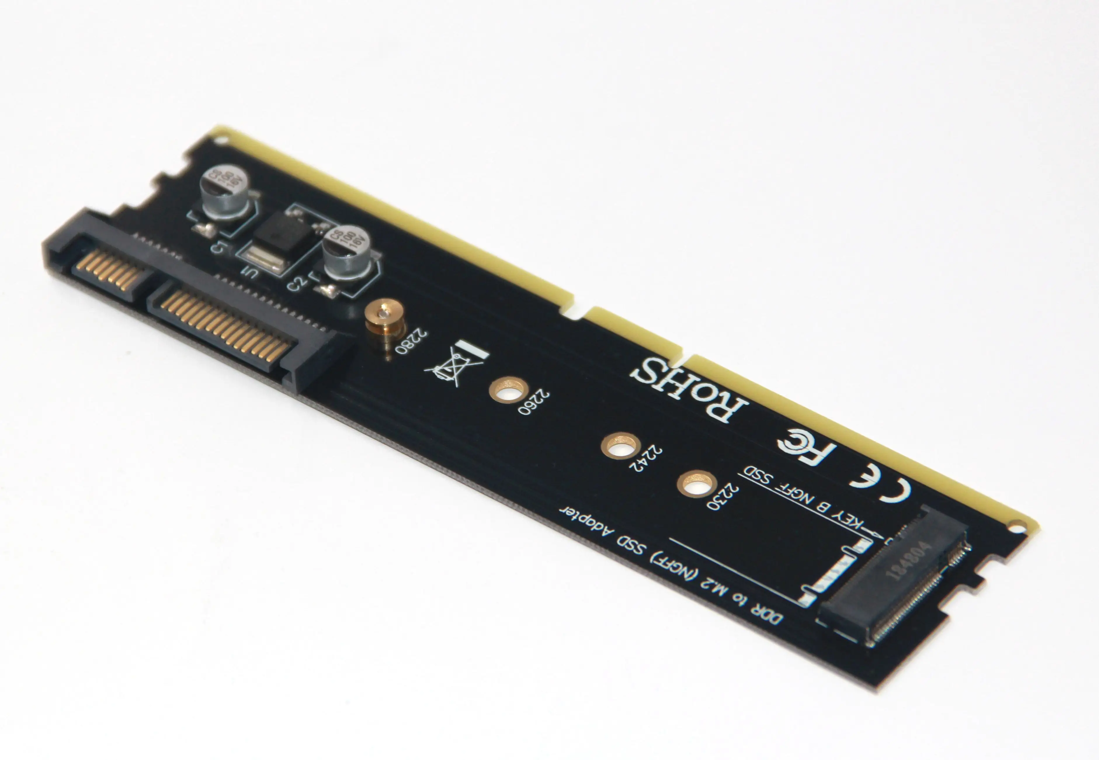 L DDR4 DDR3 для M2 ssd-адаптер M.2 NGFF B ключ карты расширения SATA 15Pin Мощность+ SATA 7Pin данных Порты и разъёмы Поддержка 2242 2260 2280 M.2 SSD