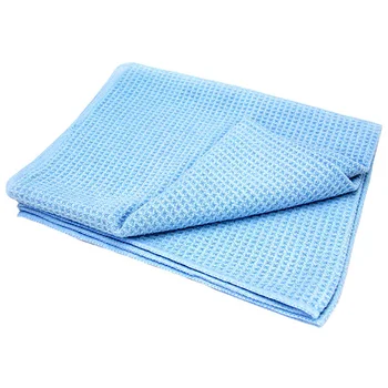 

1pc Auto Car Wash Soft Microfiber Towel Door Window Body Polishing Strong Water Absorbent Cleaning Cloths Blue