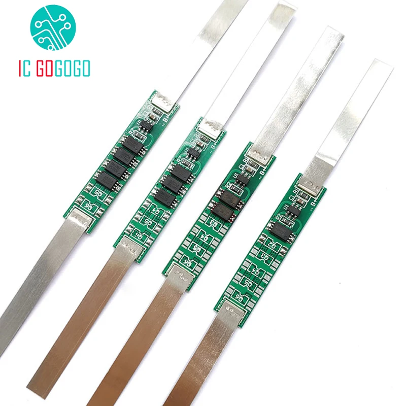 

1S 3.2V Lifepo4 Lithium Iron Phosphate Protection Board 1 Cell 3.6V Anti-overcharge PCB BMS Module fee 2A 4A 5A 8A with nickel