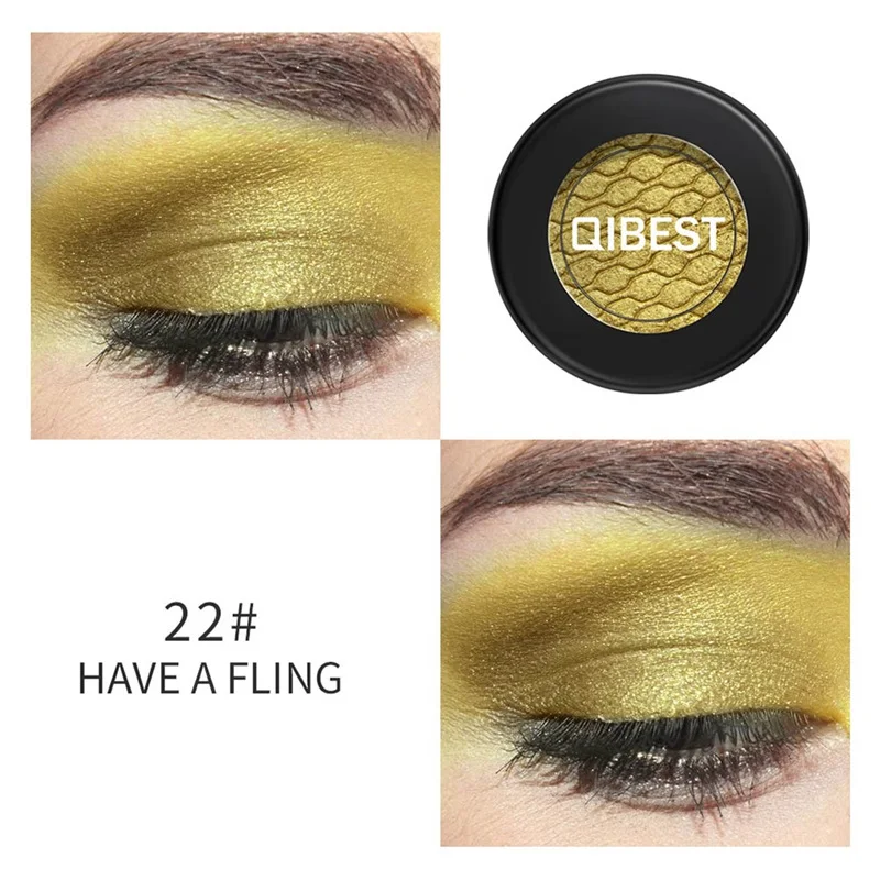Pro Shimmer Блеск одиночный теней для век Палитра металлик тени для век пигмент водостойкий дымчатый тени для век порошок Highligter косметика