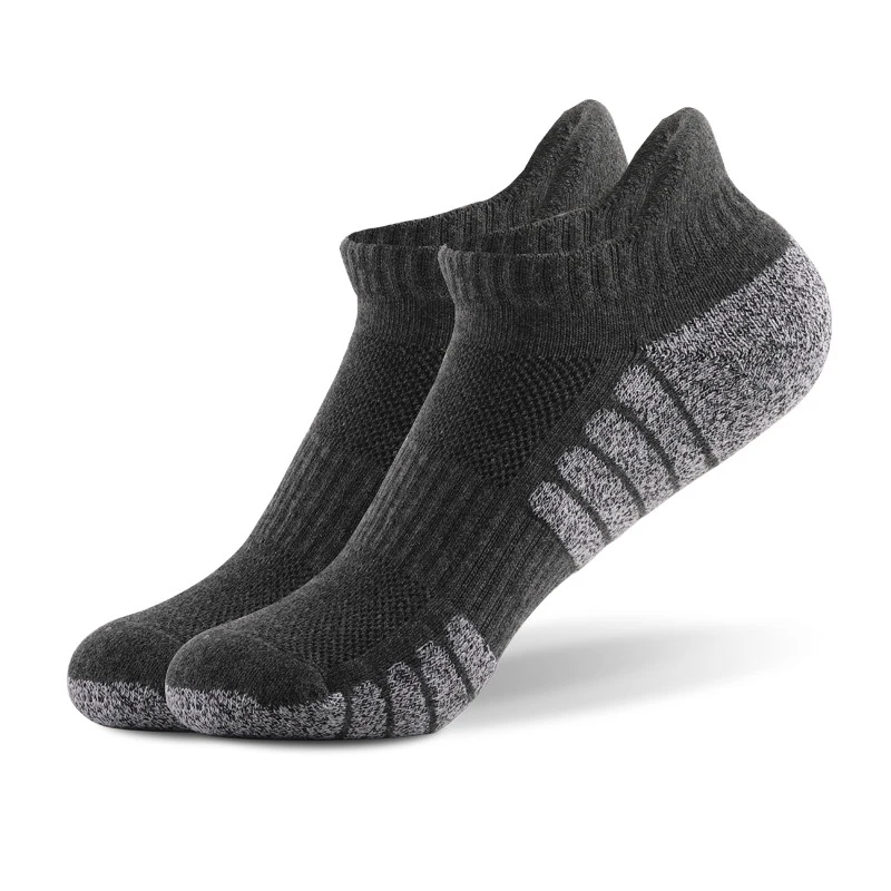 6Pairs Athletic Ankle Socks Sports Low Cut Socks Performance Thick Cushion Knit Quick Dry Sock Outdoor Fitness Breathable