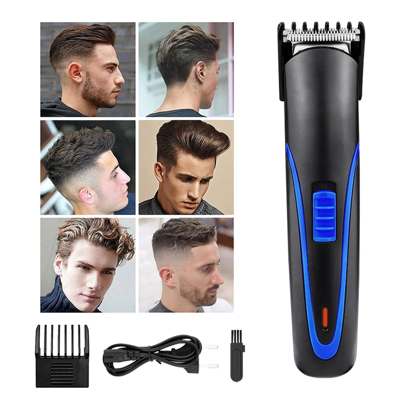 Rechargeable Barber Hair Trimmer for Men Low Noise Shaving Razor Portable Cordless Clipper Cutting Machine Cutter | Бытовая техника
