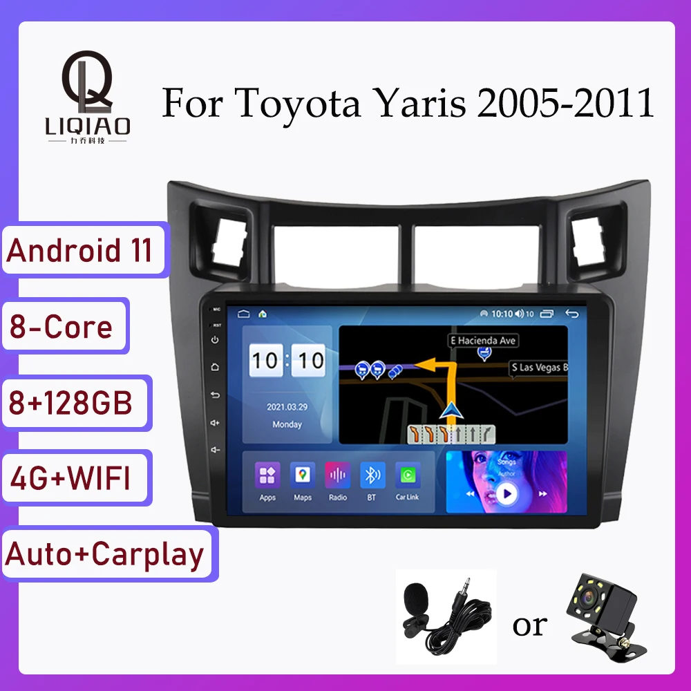 AIVoiceControlsSmartCarRadioAutoMultimediaDVDPlayerForToyota