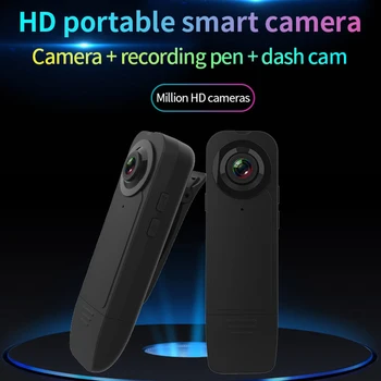 

Wearable HD 1080P Mini Camera Video Recorder with Night Vision Motion Detection for Home Outside Camcorder