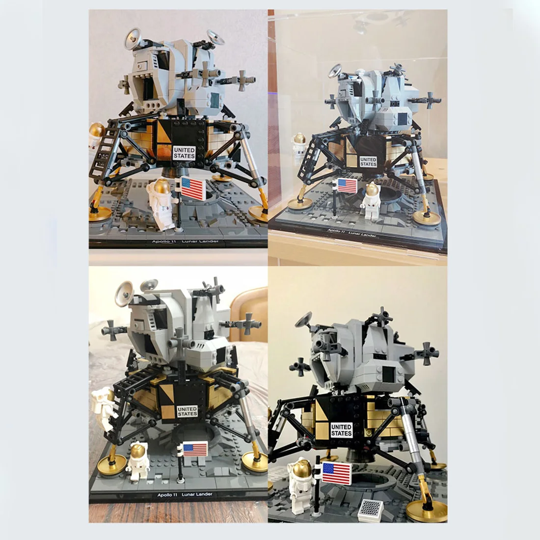 Конструктор акриловый Пылезащитный для Apollo No.11 лунный модуль 10266 (только коробка