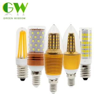 

E14 LED Bulb Candle Lamp 220V SMD2835 Energy Saving Corn Bulbs Spotlight White / Warm White COB LED Light for Home Decoration