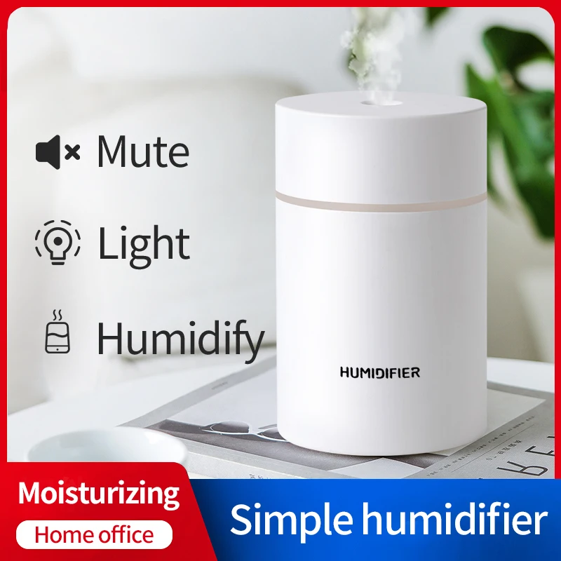 

Car Air Humidifier 300ml USB Mute Car Office Desktop Moisturizing Mute Nano Atomization Essential Oils Diffuser Car Electronics