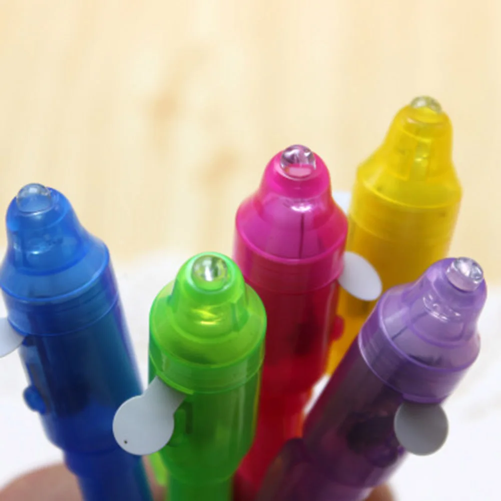 Креативная Волшебная УФ-световая ручка с невидимыми чернилами забавная маркер ручка для детей студентов подарок новинка товар корейский канцелярские школьные принадлежности
